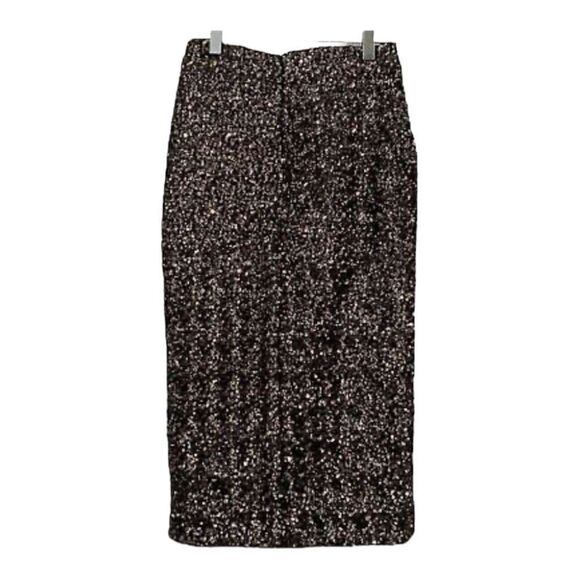 Dress The Population Alessandra Sequin Midi Skirt Sz Medium - Picture 3 of 11